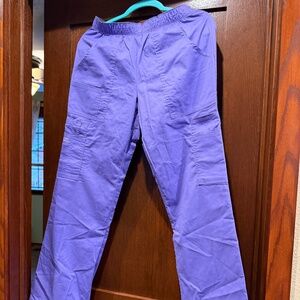 Cherokee Workwear Cargo Pocket Small Scrub Pants - Lavender